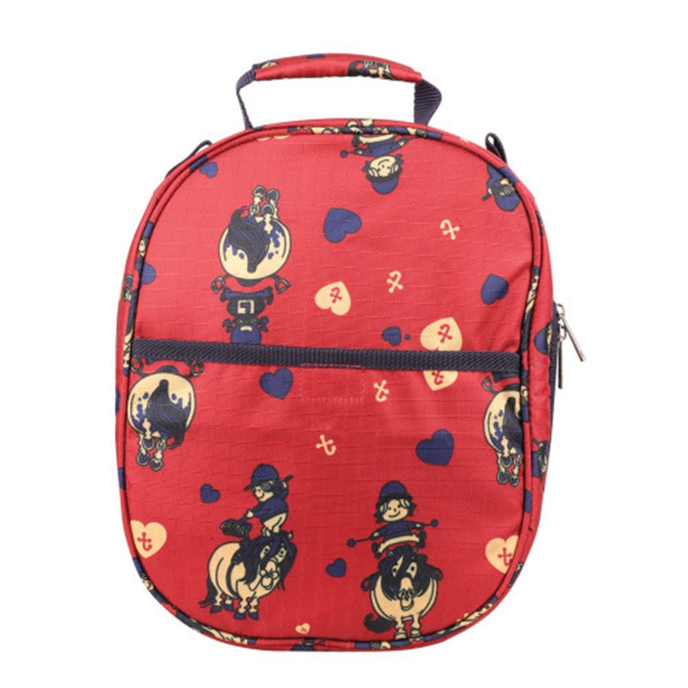 Hy Equestrian Thelwell Collection Balancing Act Hat Bag (Red/Navy)