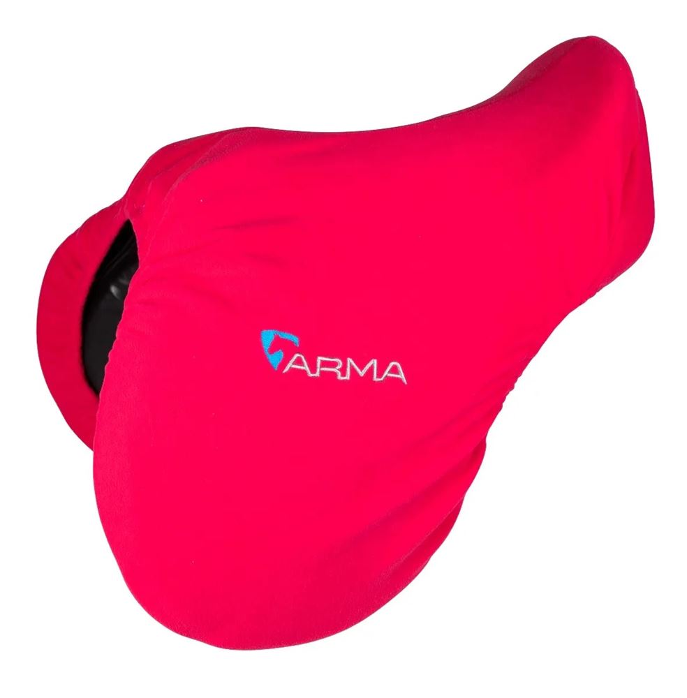 Shires ARMA Fleece Saddle Cover 14"-16.5" (Pink)