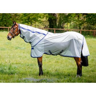 Horseware Amigo Airflow - 5'9" (Navy Check/Altanic Blue & Ivory) *Clearance*