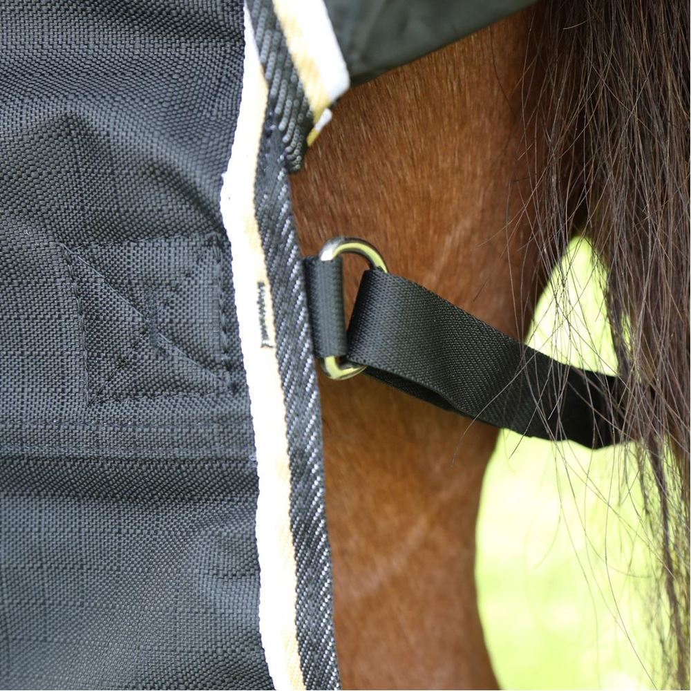 Shires Highlander Plus 200 Turnout Rug (Black)