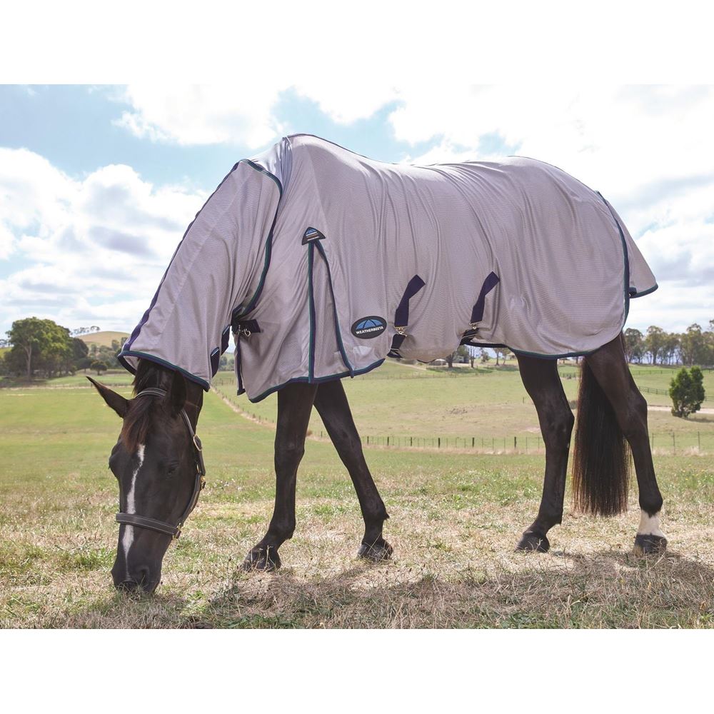 Weatherbeeta Comfitec Zephyr Fly Sheet Combo (Grey/Navy/Forest Green)