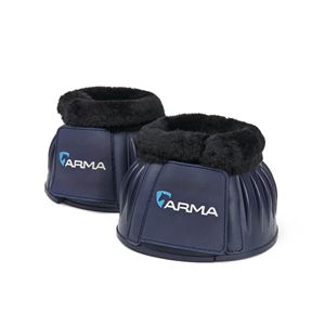 Shires ARMA Fleece Topped Over Reach Boot (Navy)