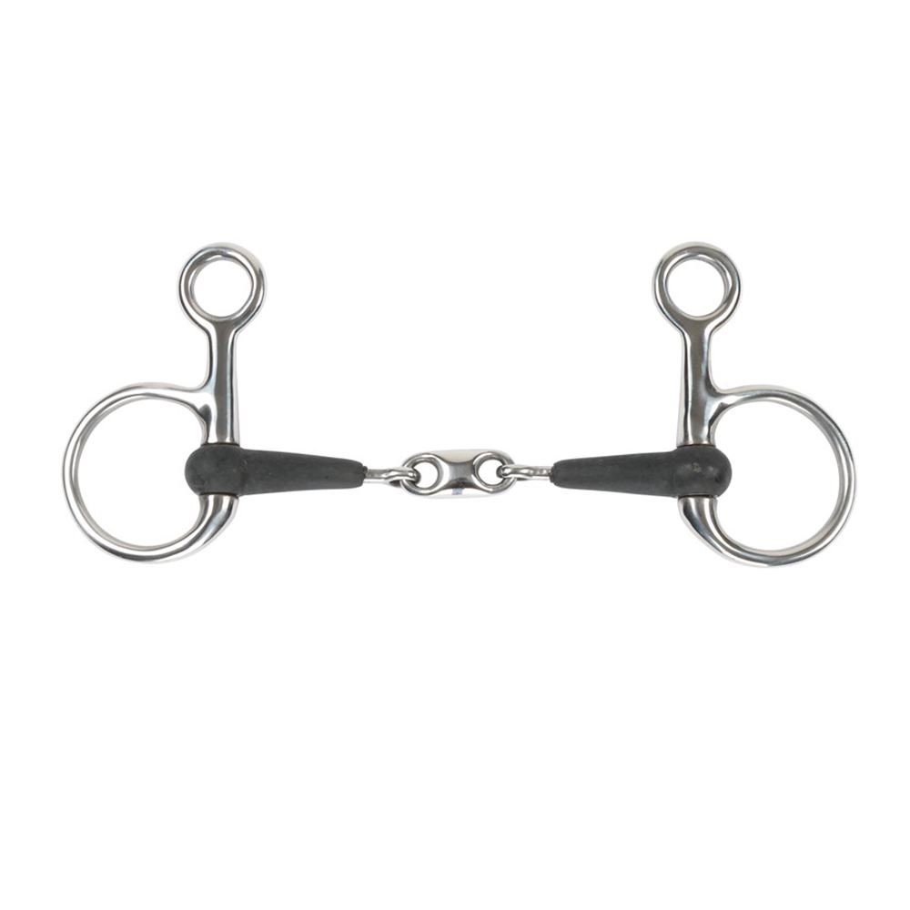 Shires Equikind+ Hanging Cheek Peanut Link Bit