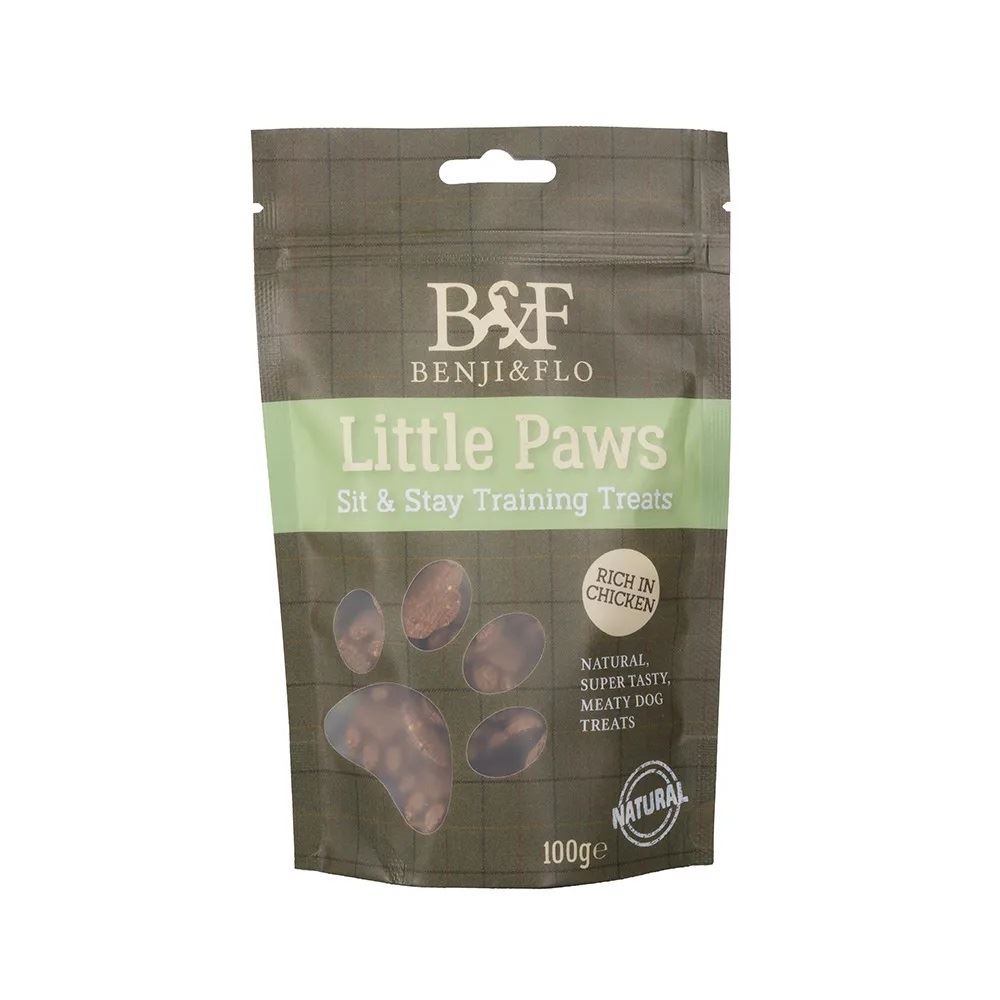 Benji & Flo Little Paws Sit & Stay Training Treats (Chicken & Liver)