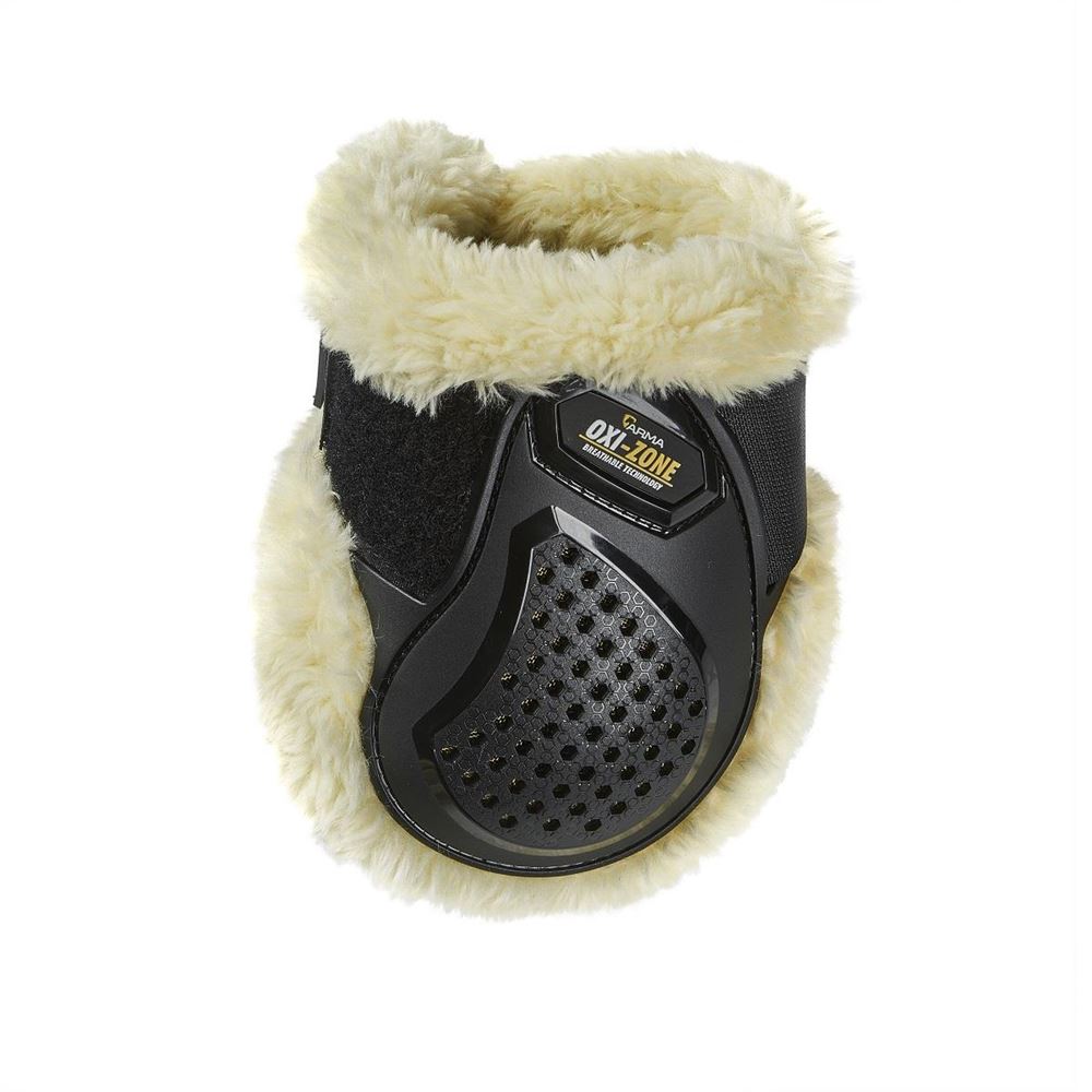 Shires ARMA OXI-ZONE Supafleece Fetlock Boots (Black)