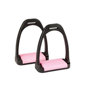 Korsteel Polymer Stirrup Irons with Coloured Treads