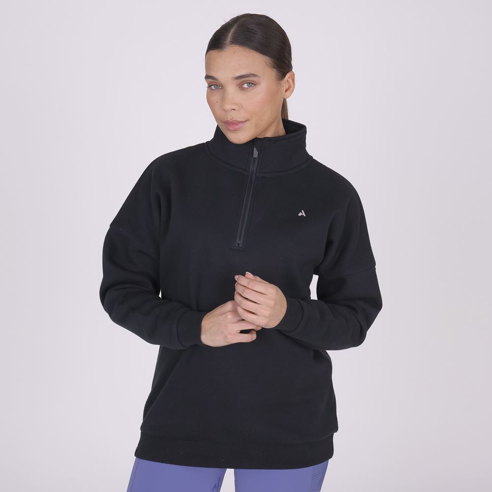 Shires Aubrion React Half Zip Sweatshirt (Shadow)