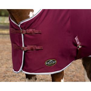 Gallop Jersey Cooler Rug (Burgundy)