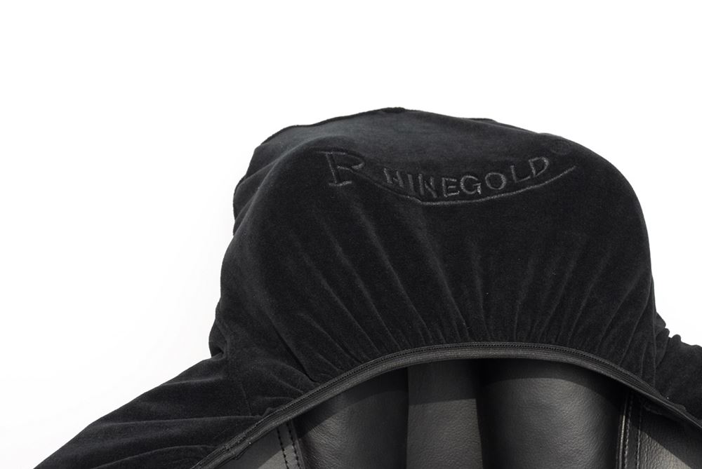 Rhinegold Stretch Jersey Saddle Cover (Black)