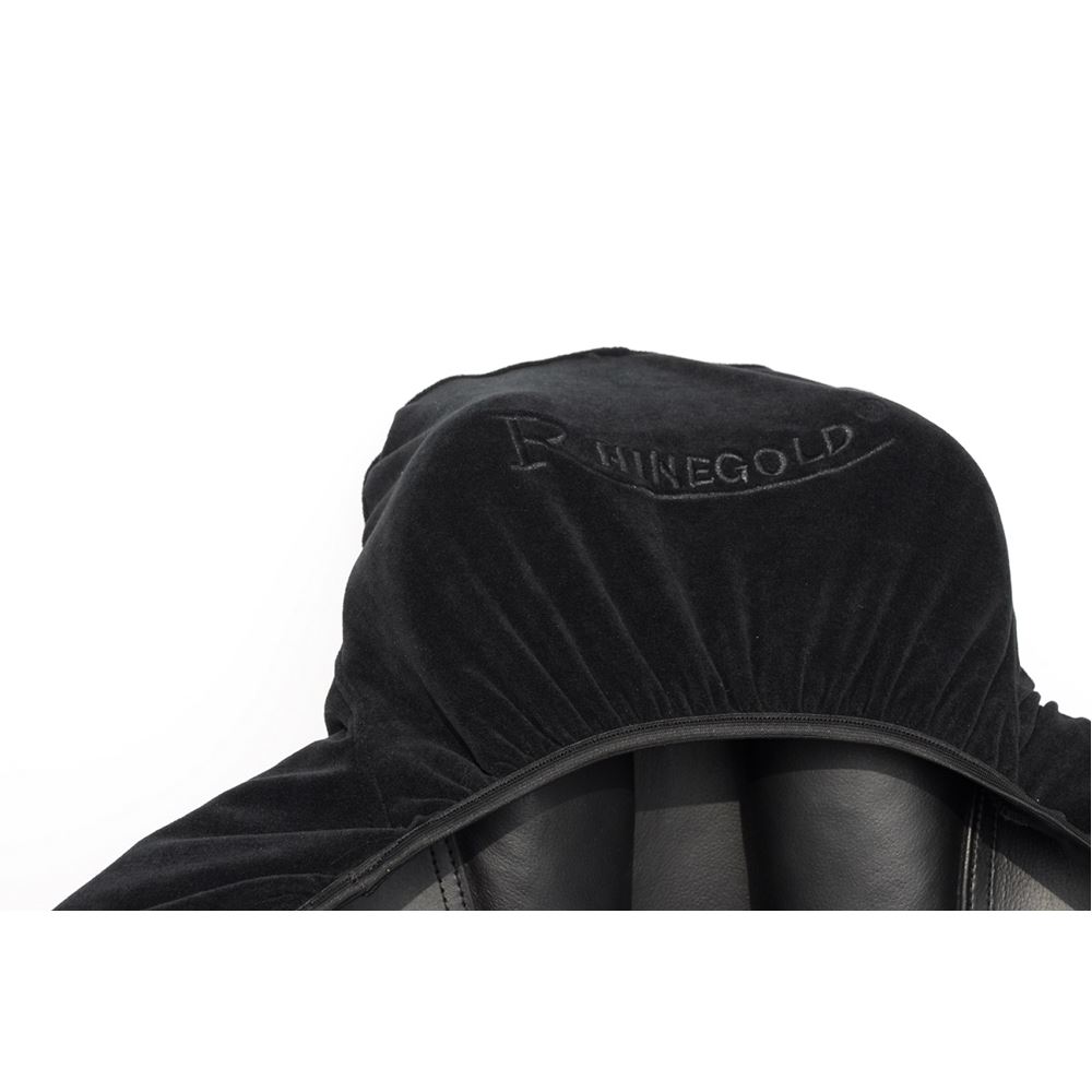 Rhinegold Stretch Jersey Saddle Cover (Black)