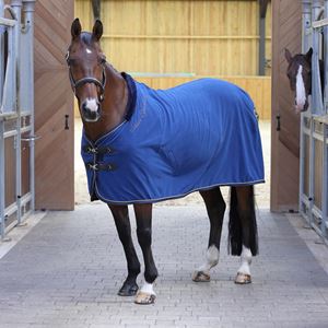 Shires Deluxe Fleece Show Rug (Navy)