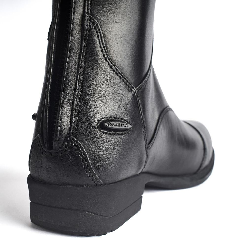 Shires Moretta Gianna Leather Riding Boots - Regular Height (Black)