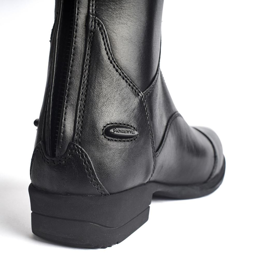 Shires Moretta Gianna Leather Riding Boots - Regular Height (Black)