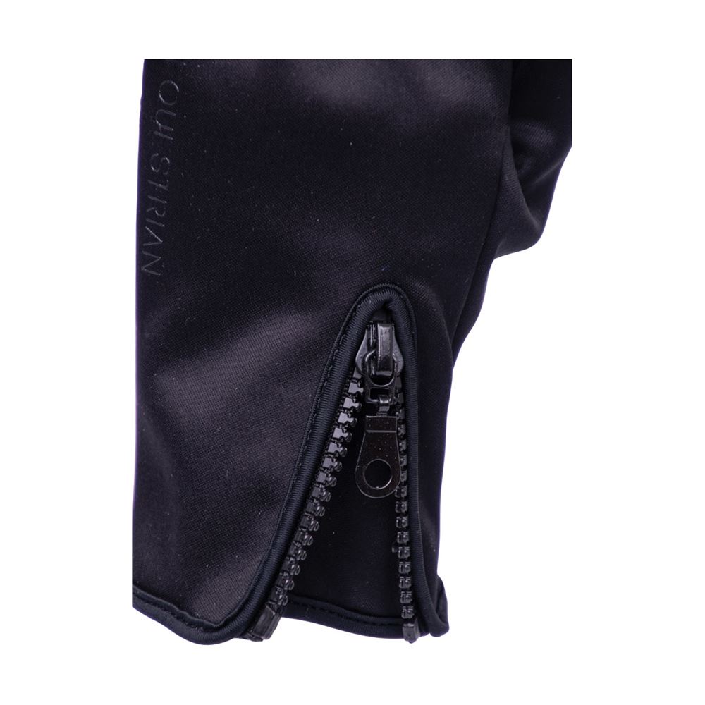 Hy Equestrian Stalactite Zip Riding and General Gloves (Black)