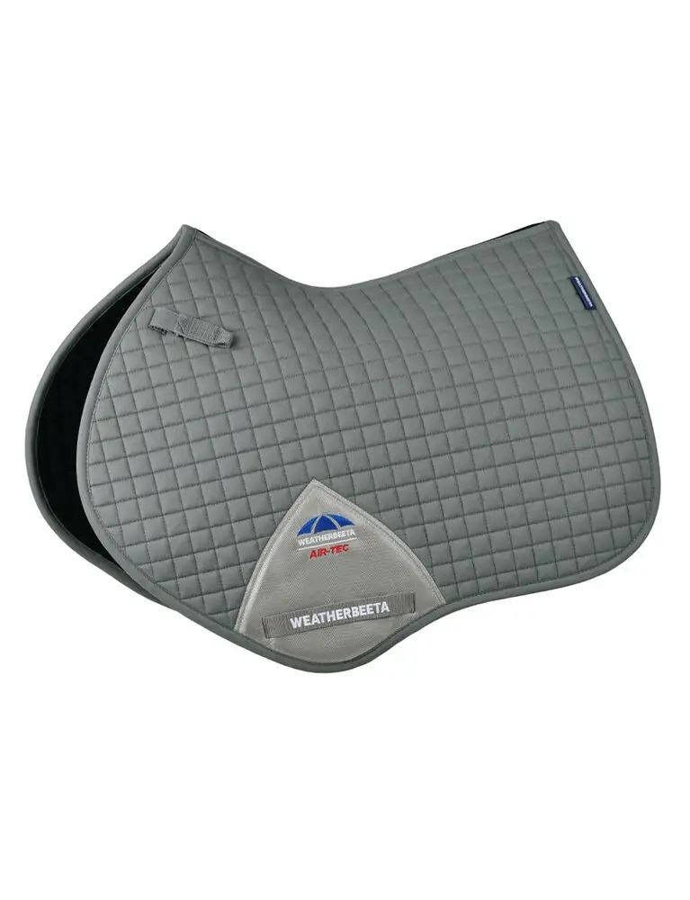 Weatherbeeta Prime Air-Tec Jump Shaped Saddle Pad (Charcoal)