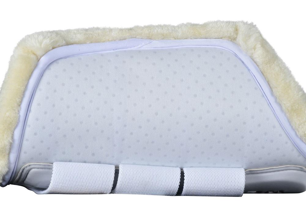 Weatherbeeta Tough-Tec Comfy Fleece Brushing Boots (White)