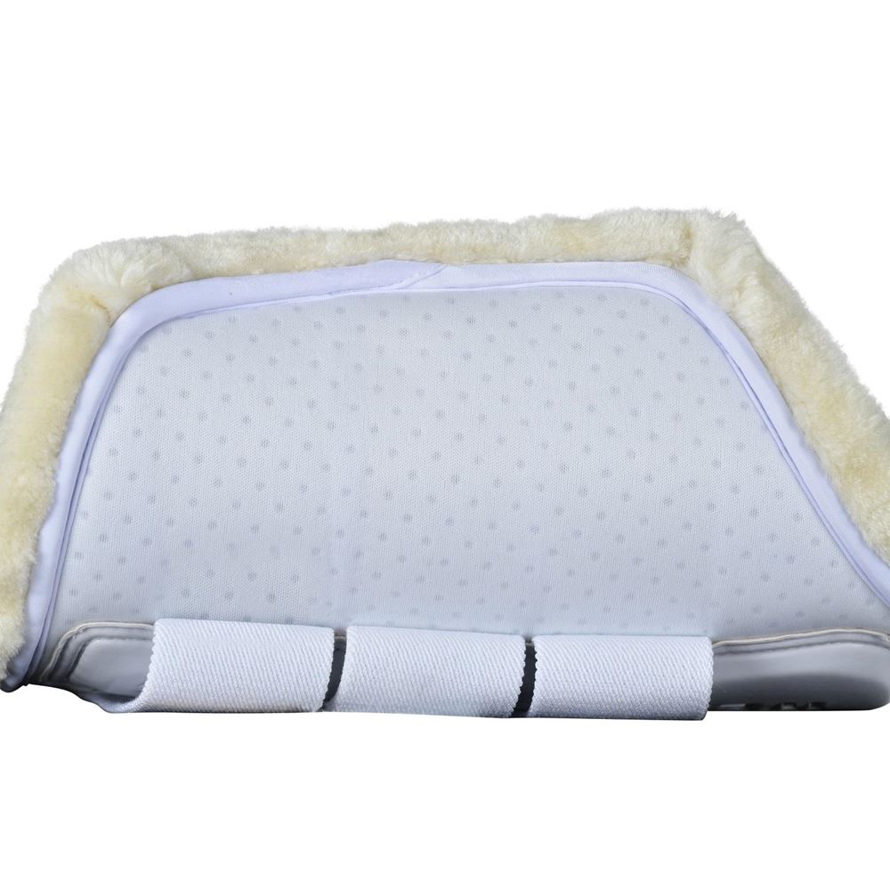 Weatherbeeta Tough-Tec Comfy Fleece Brushing Boots (White)