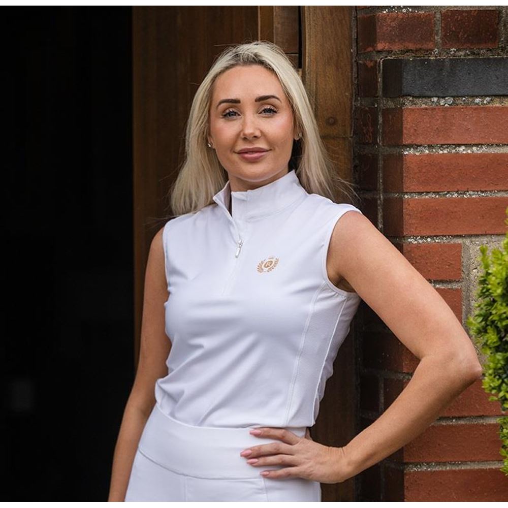 Rhinegold Vogue Ladies Sleeveless Base Layer (White)