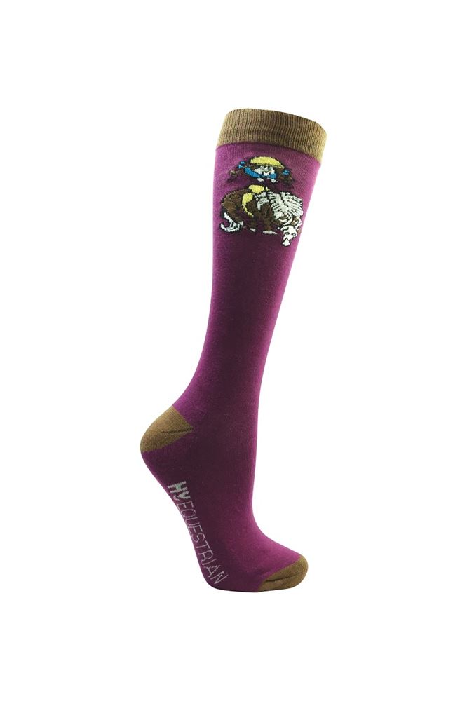 Hy Equestrian Thelwell Collection Socks - Child Pack of 3 (Pony Friends)