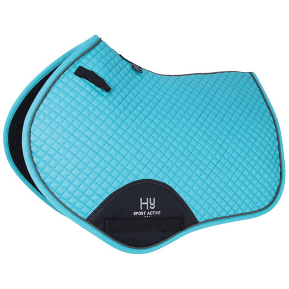 Hy Sport Active Close Contact Saddle Pad (Sky Blue)