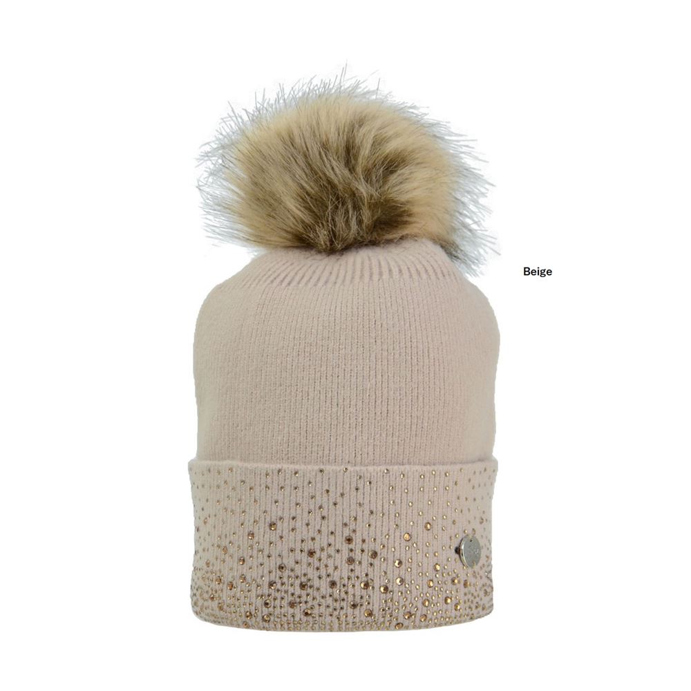 Hy Equestrian Alaska Diamante Bobble Hat 