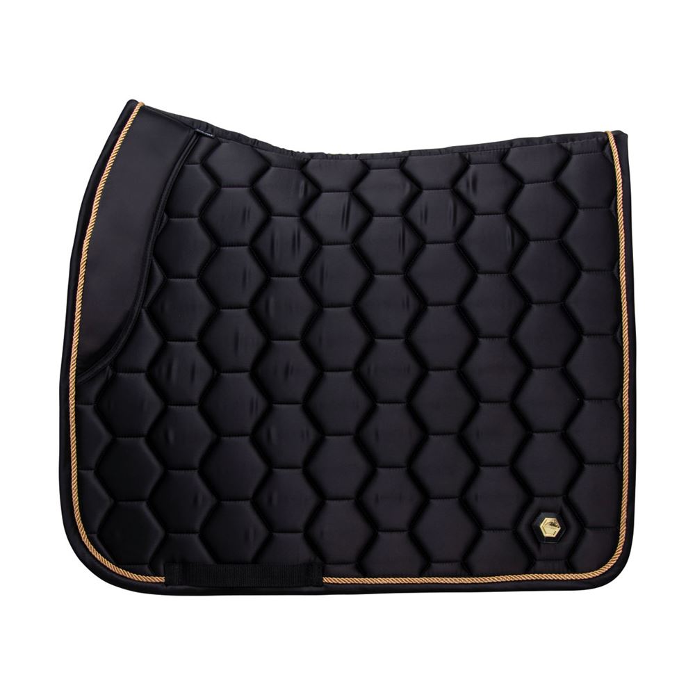 Coldstream Marygold Dressage Saddle Pad (Black)