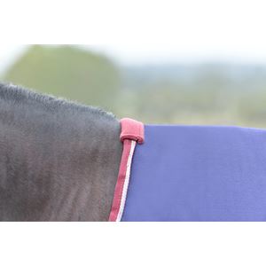 Weatherbeeta Comfitec Essential Turnout Standard Neck - 0g (Navy/Burgundy)