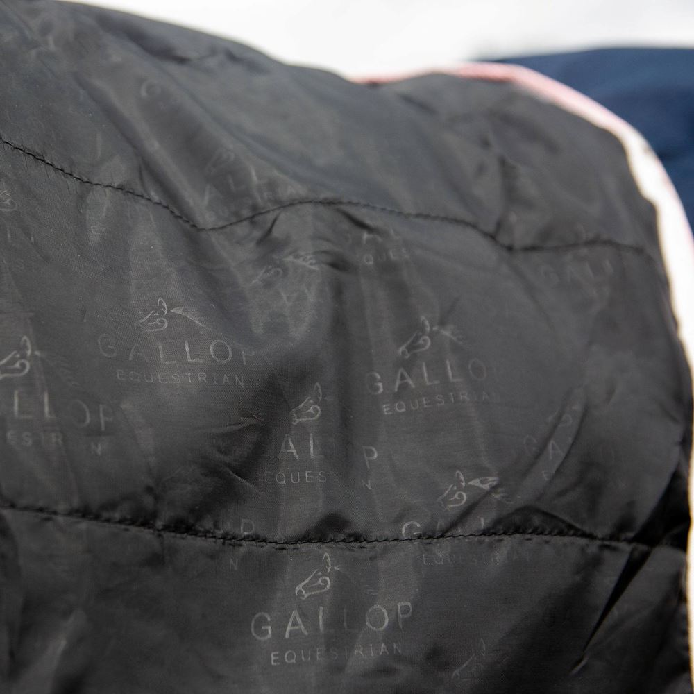 Gallop Trojan DURAPROOF 50 Turnout Combo (Navy/Pink)