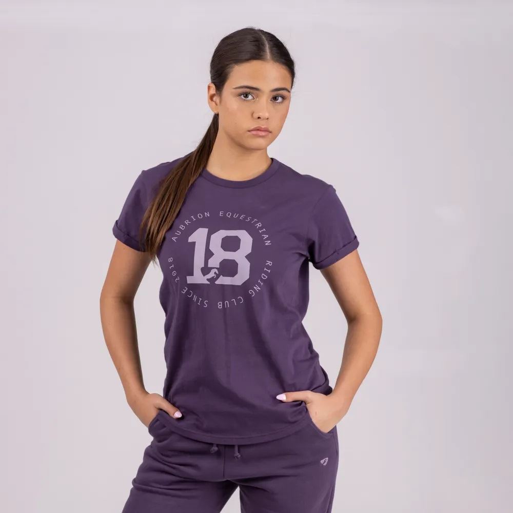 Shires Aubrion Repose Ladies T-Shirt (Purple)
