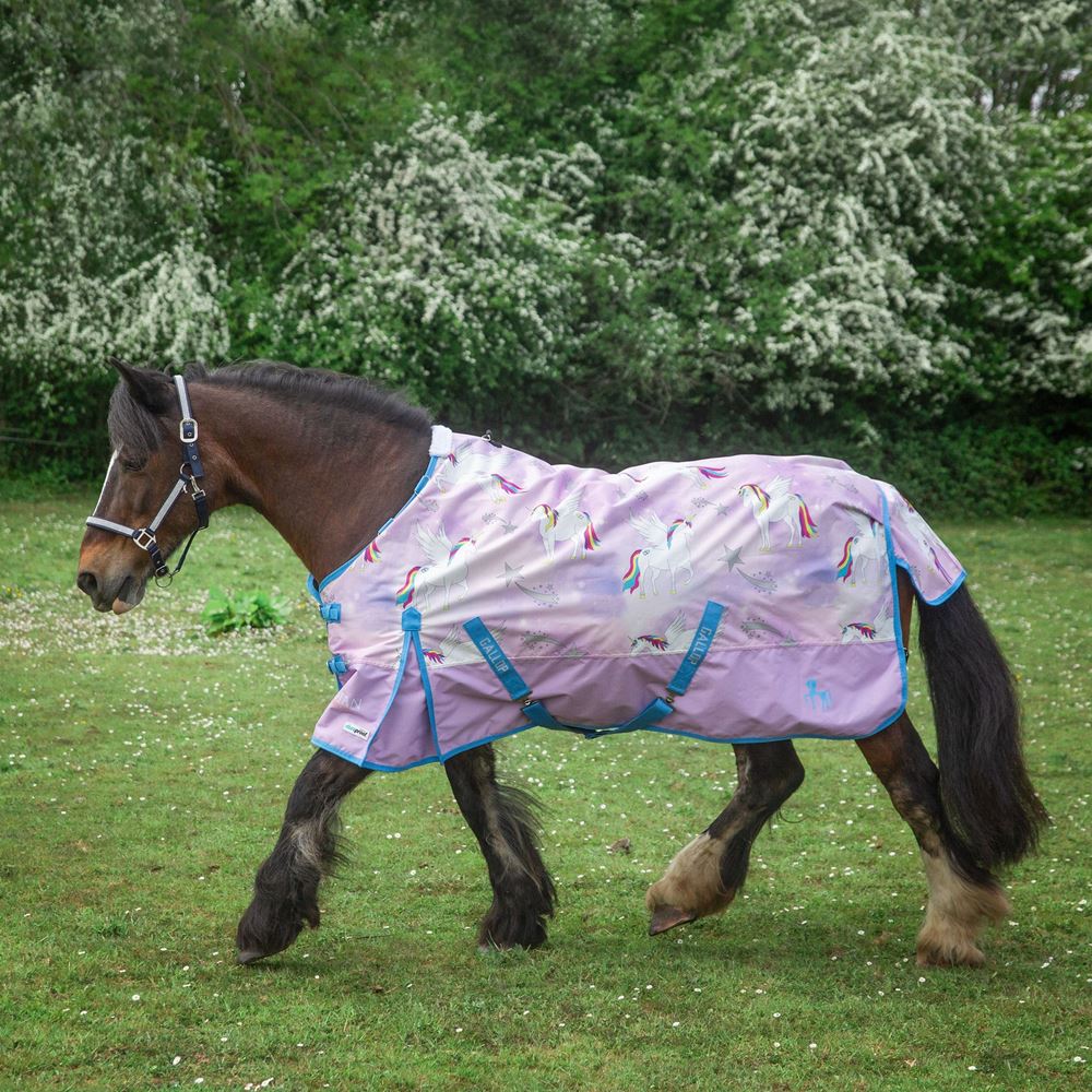 Gallop 600D 'Pegacorn' Print DURAPROOF Lightweight Turnout Rug