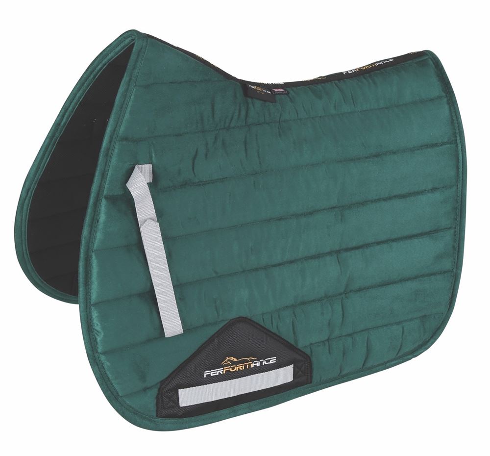 Shires ARMA High Wither Suede Comfort Pad (Green)
