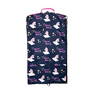 Hy Equestrian Unicorn Magic Garment Bag (Navy/Pink)