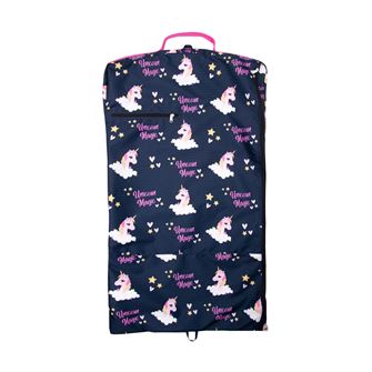 Hy Equestrian Unicorn Magic Garment Bag (Navy/Pink)