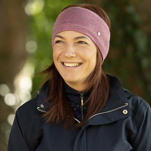 Hy Equestrian Synergy Diamante Headband (Grape)
