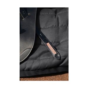 Hy Equestrian Rosciano Rose Gold Stirrup Leathers (Black)