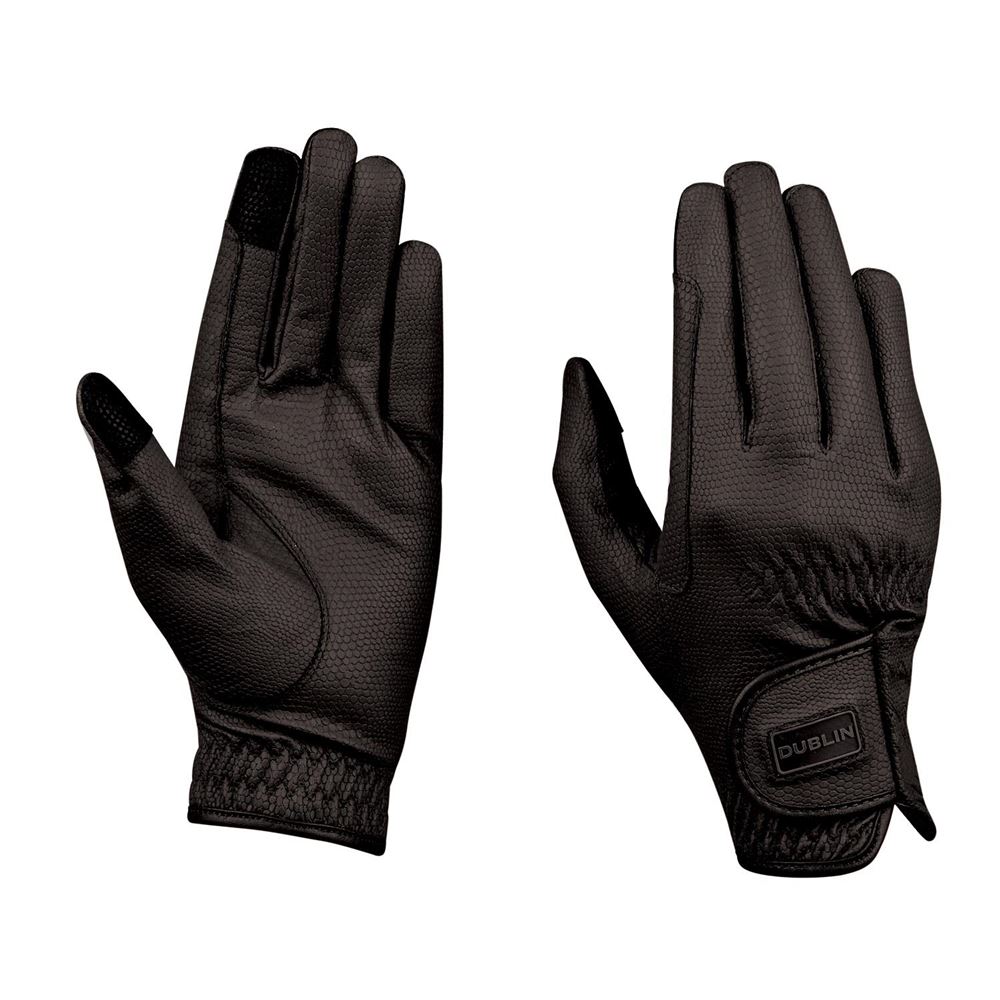 Dublin Everyday Touch Screen Compatible Riding Gloves (Black)