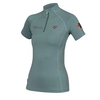 Shires Aubrion Team Short Sleeve Base Layer (Sage)