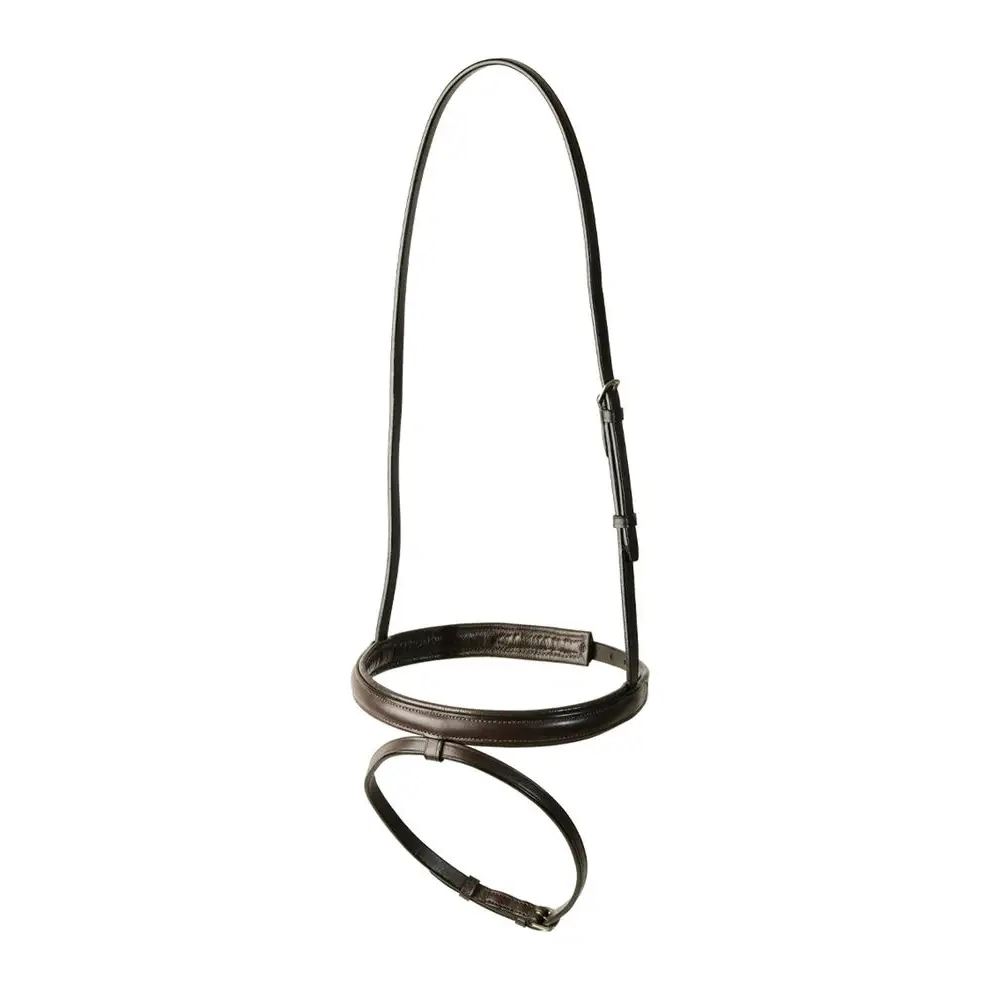 Kincade Classic Plain Raised Flash Noseband (Brown)