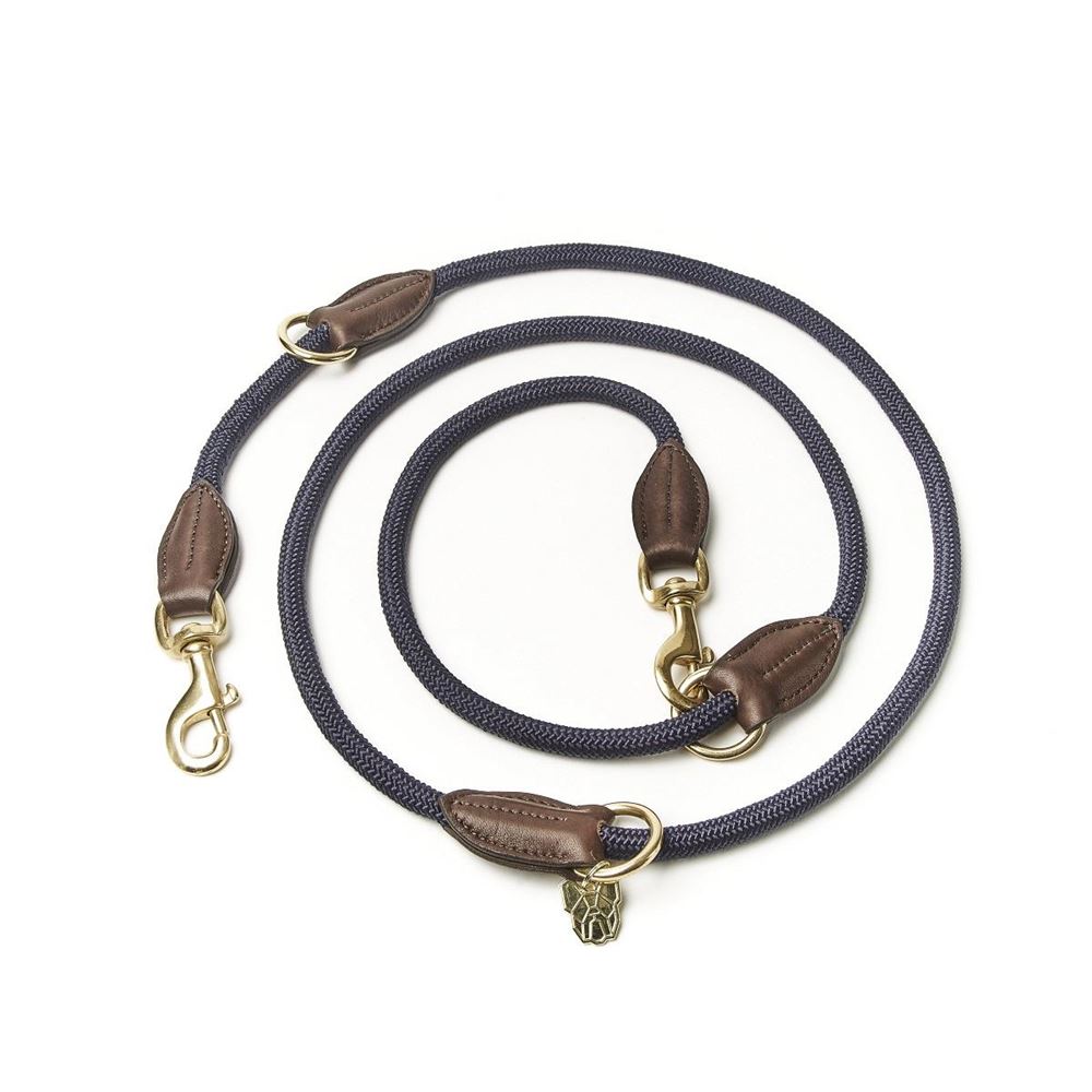 **barcodes** Shires Digby & Fox Fine Rope Training Lead (Navy)