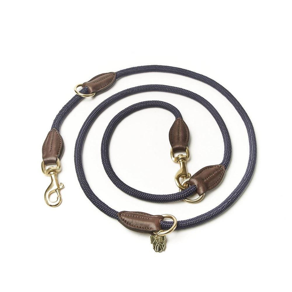 **barcodes** Shires Digby & Fox Fine Rope Training Lead (Navy)