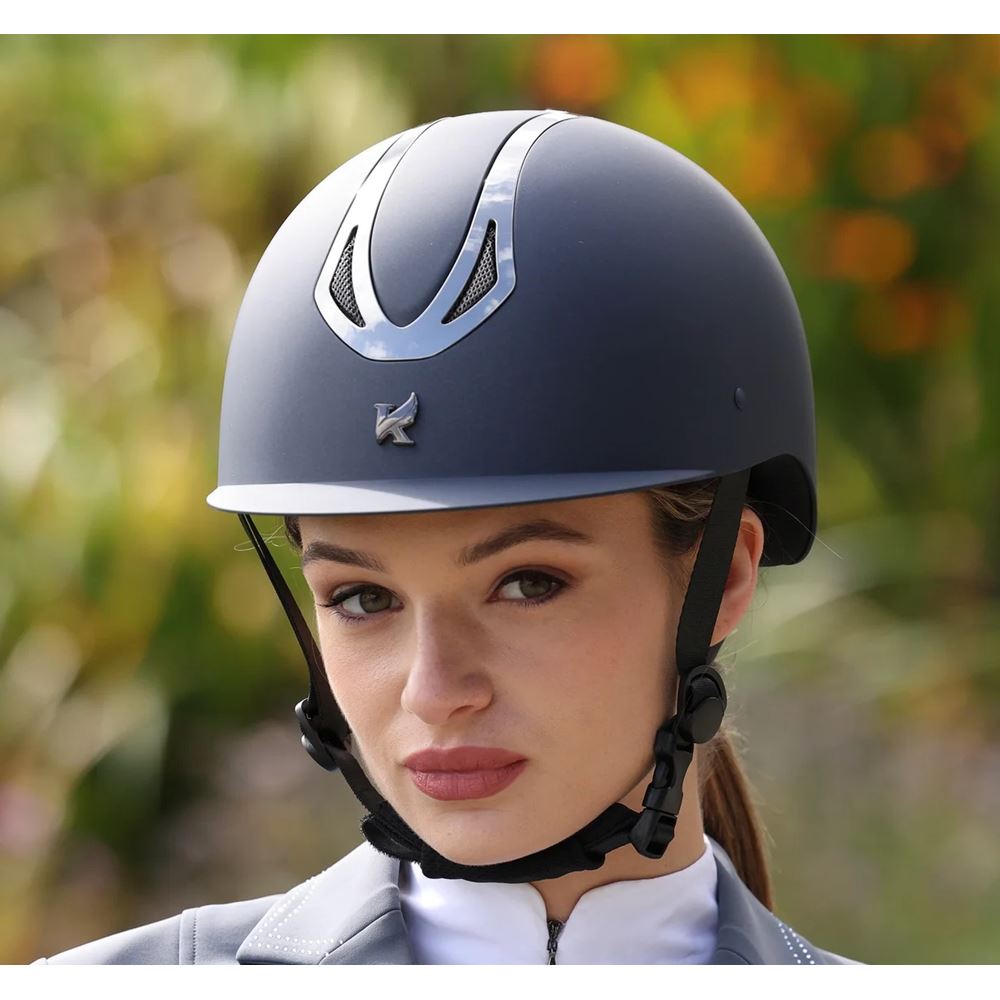 Shires Karben Sonic ID Riding Hat - 49-54cm (Navy)