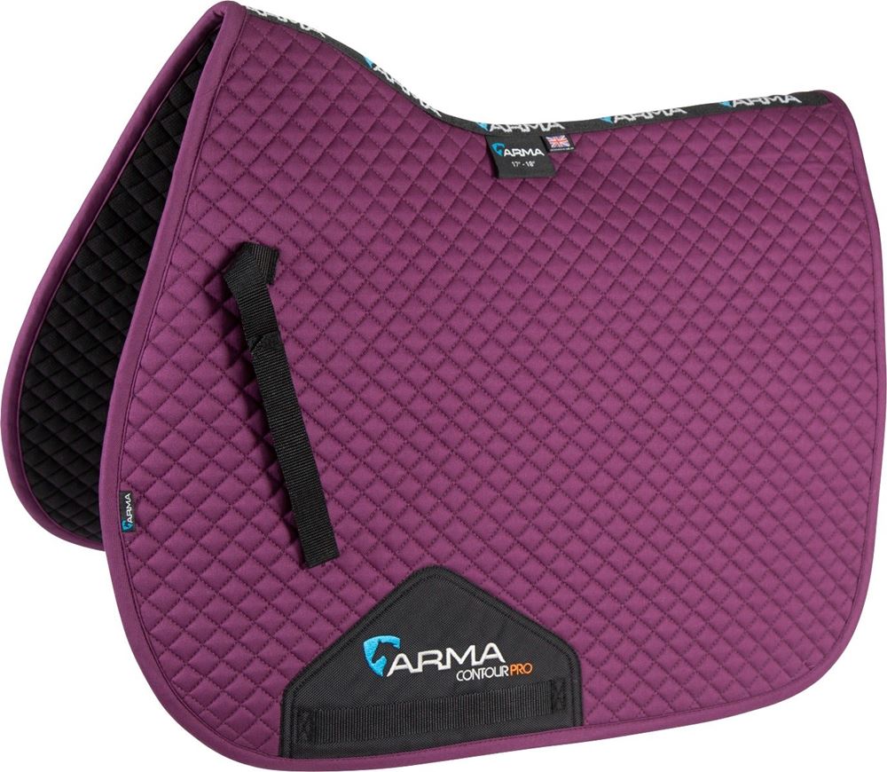 Shires ARMA Saddlecloth (Plum)