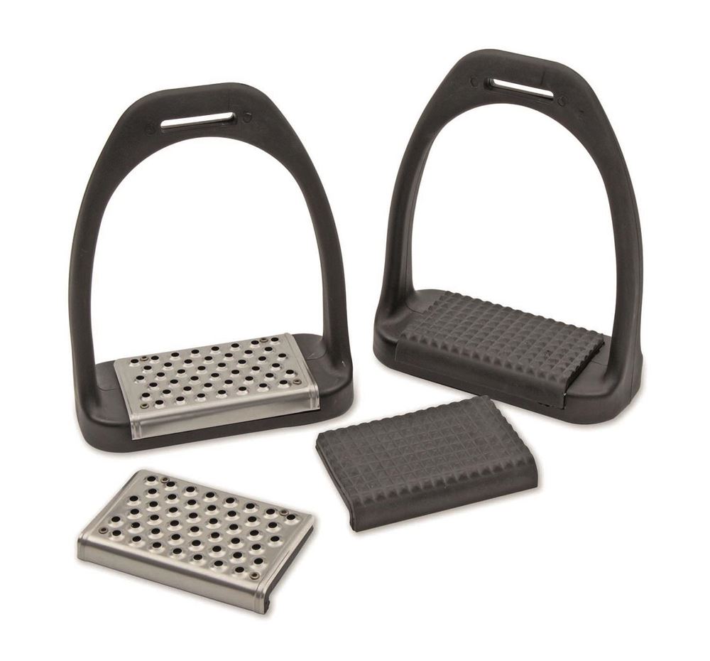 Shires Lightweight Stirrups with Interchangeable Treads