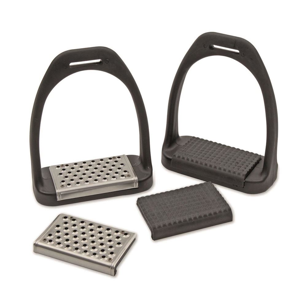 Shires Lightweight Stirrups with Interchangeable Treads