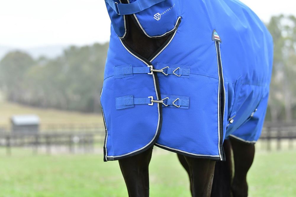 Weatherbeeta Comfitec Essential Turnout Combo - 220g (Cobalt/Black)