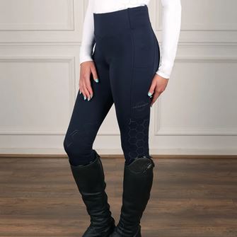 Coldstream Ecclaw Elite Compression Riding Tights (Navy)