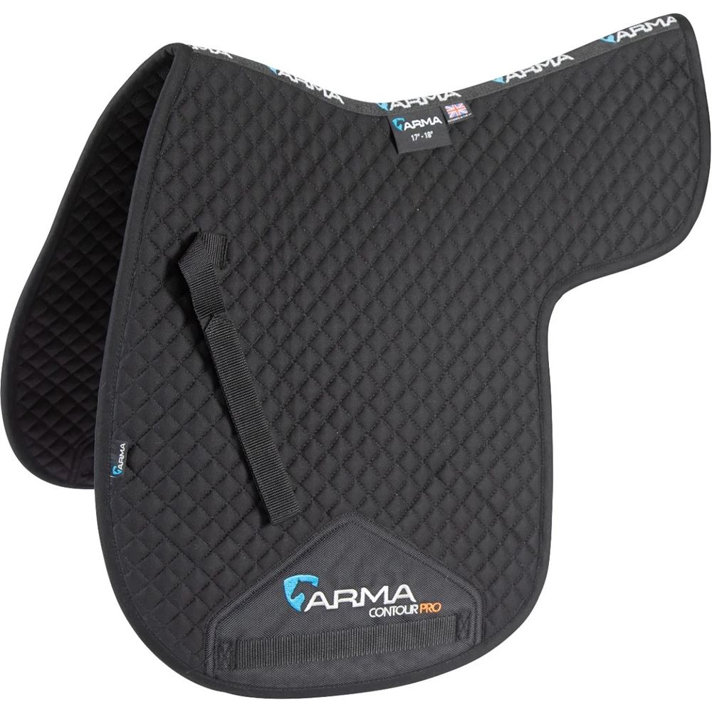 *barcodes* Shires ARMA Numnah (Black)