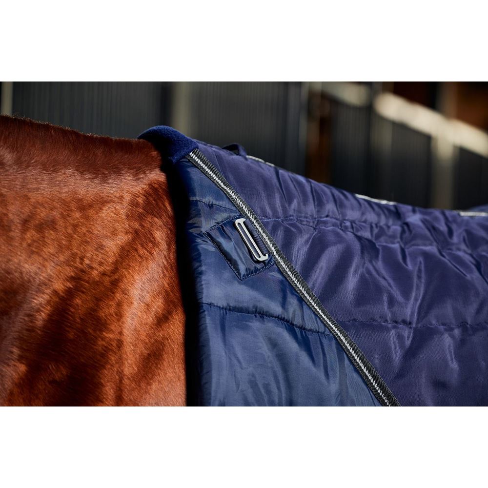 Weatherbeeta Comfitec PP Chanel Quilt Stable Detach-A-Neck - 220g (Navy/Charcoal)
