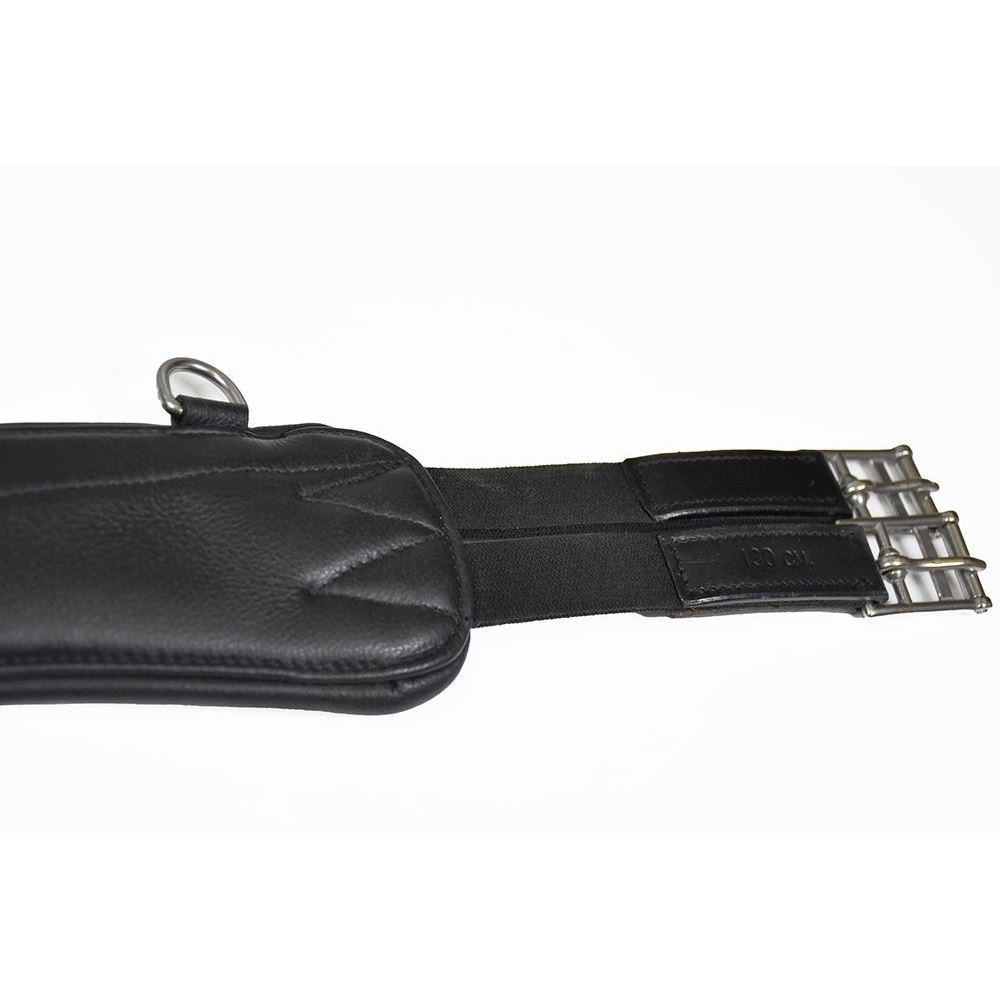 Rhinegold Ultra Anatomical Super Soft Leather Girth (Black)