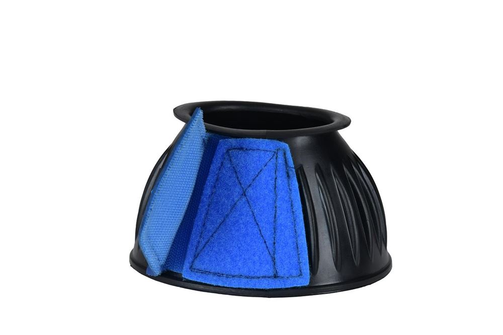 Weatherbeeta Tough-Tec Prime Rubber Bell Boots (Black/Cobalt)